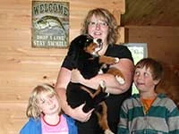 bernese mountain dog puppy