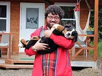 Bernese Mountain Dog puppy goes to new family